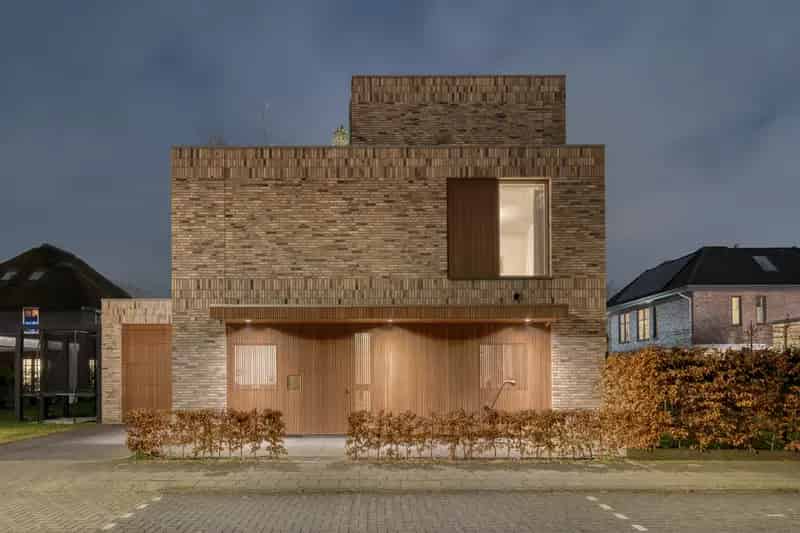 Moderne Villa Amstelveen 2021 Kubistisch Ontwerp Frake Houtwerk