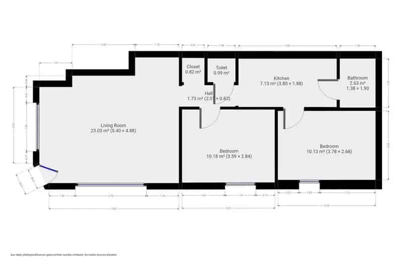 Benedenwoning Haarlemmerweg 2 slaapkamers Beschikbaar 1 juni 2025