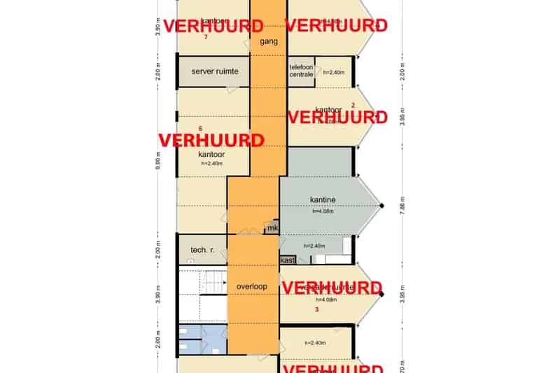 Kantoorruimte te huur Renkum Bennekomseweg