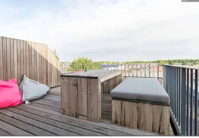 Appartement Wittevrouwen 2 slaapkamers parkeerplaats dakterras