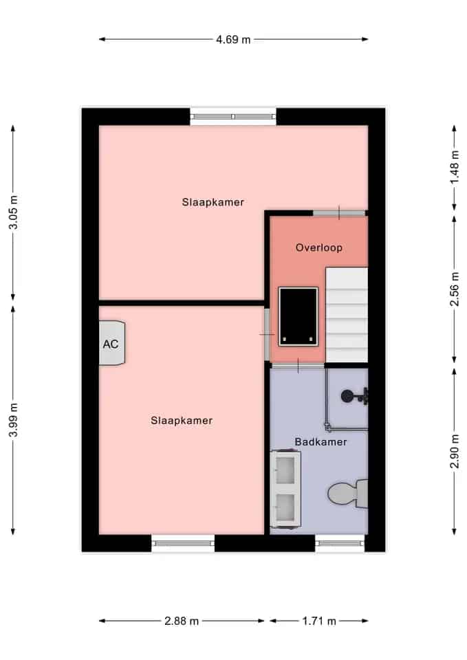 Instapklare woning Maastricht - 2 slaapkamers - tuin - 8 zonnepanelen