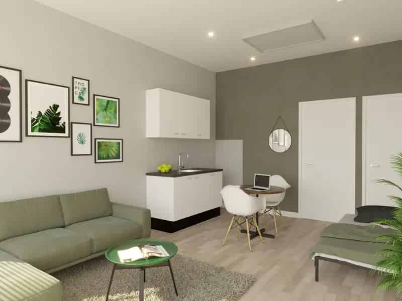 Studio Leiden Centrum 34m2 te Huur 23-27 jaar