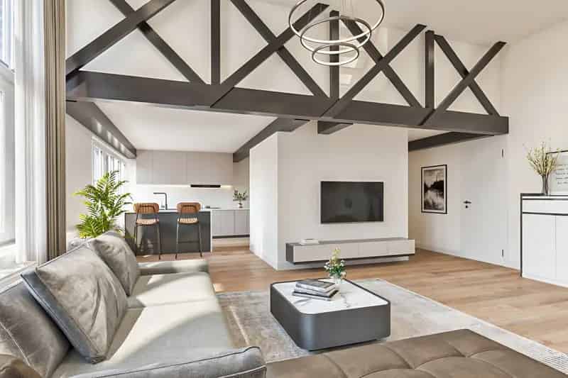 Herengracht appartement te koop: Dakterras, 4 kamers, Historisch pand