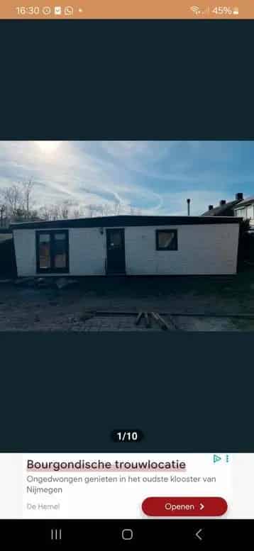 Tuinhuis gezocht extra woonruimte
