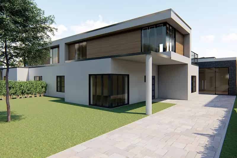 Bouwgrond Stevensbeek: Woon Werk Kavel 700m2 Landelijk Uitzicht