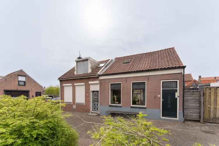 Karaktervolle woning Yerseke 79m2 2 slaapkamers tuin