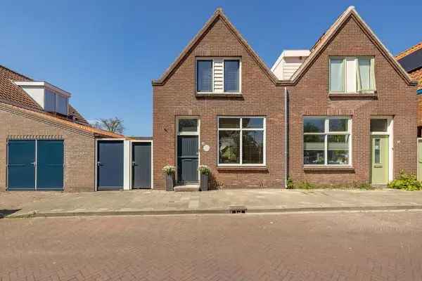 Charmante Hoekwoning Middelburg Diepe Tuin Uitbouw