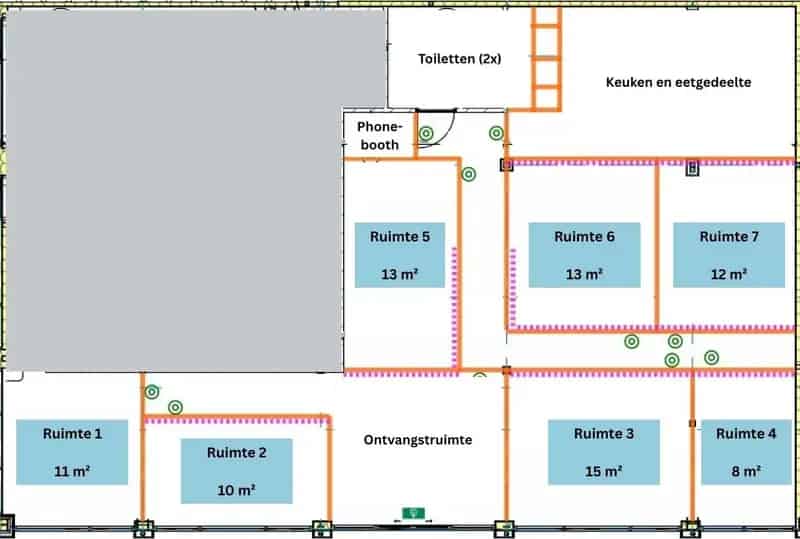 Kantoorruimte Nieuw Vennep te huur vanaf 8m