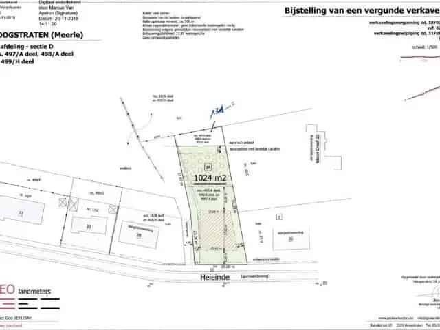 Bouwgrond 1155m² Meersel Dreef Nabij Breda Antwerpen