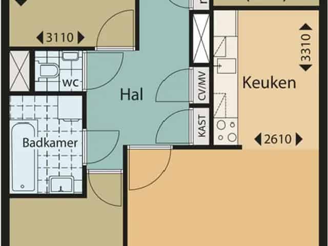 Vierkamerappartement begane grond 's-Gravenhage
