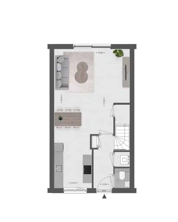 Huis Spirituslaan Bergen op Zoom 4 slaapkamers