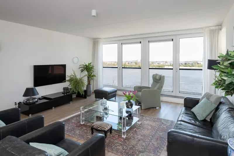 Luxe 4 Kamer Appartement Nieuwe Maas Rivierzicht Parkeerplaats