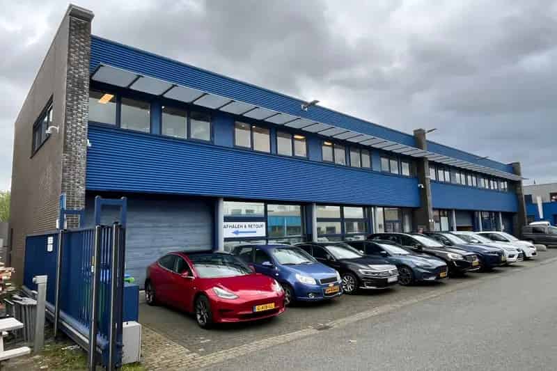 Bedrijfshal Delft te Huur Dynamoweg 215m2 Kantoorruimte Parkeerplaatsen