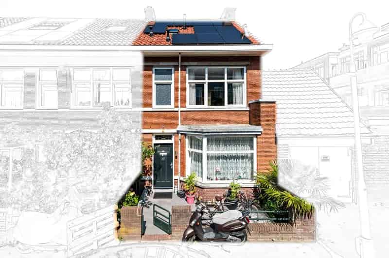 Jaren 30 woning 115m2 3 slaapkamers Laakkwartier