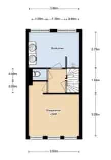 3 Kamer Huis 120m2 Amsterdam Jordaan Gemeubileerd Terras