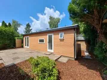 Kunstof Chalet Voorthuizen Nabij Bos Eigen Grond