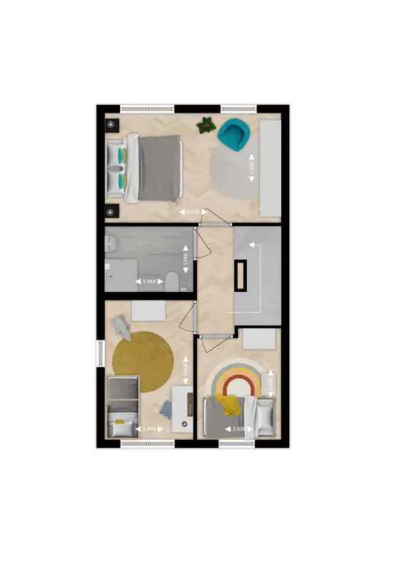 Rijwoningen te Koop: 3 Slaapkamers, 112-117m², Tuin, Parkeerplaats