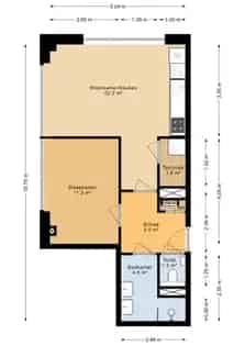 Modern appartement 49m2 Lisse Augustus 2025