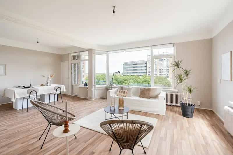 2 Kamer Appartement Rotterdam Centrum 77m2  Balkon Vrij Uitzicht