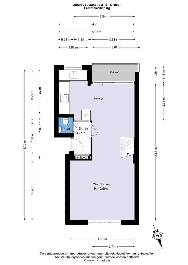 Appartement te koop: Johan Coussetstraat 13 1111 AT Diemen | Funda