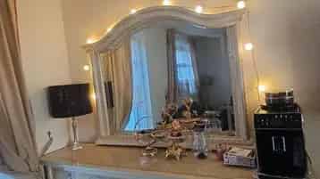 Spiegel 150x110x13cm Beige Italiaans