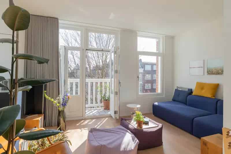 Luxe Studio Amsterdam Vondelpark  40m²  Zuid Balkon A-label
