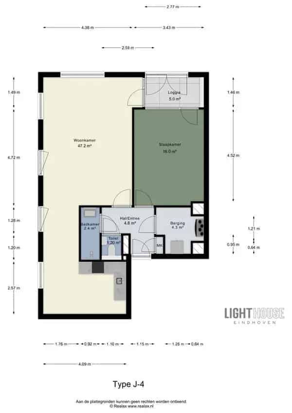 Te Huur: Luxe Appartement Eindhoven Strijp-S 79m²