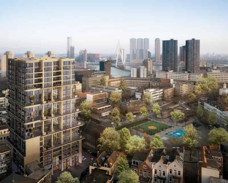 Duplex Penthouse Rotterdam Centrum De Maasbode 190m² 3 slaapkamers