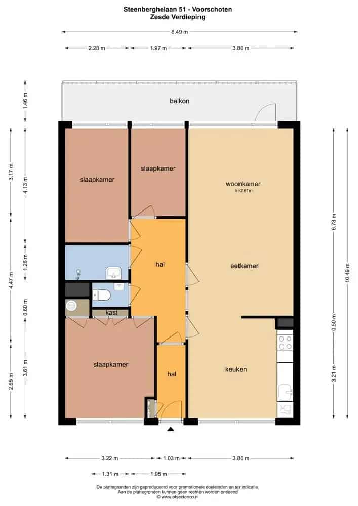 Appartement Noord Hofland nabij NS station