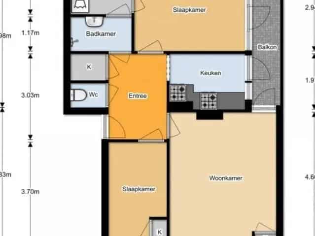 Ruime woning te huur in Tilburg - Studenten welkom