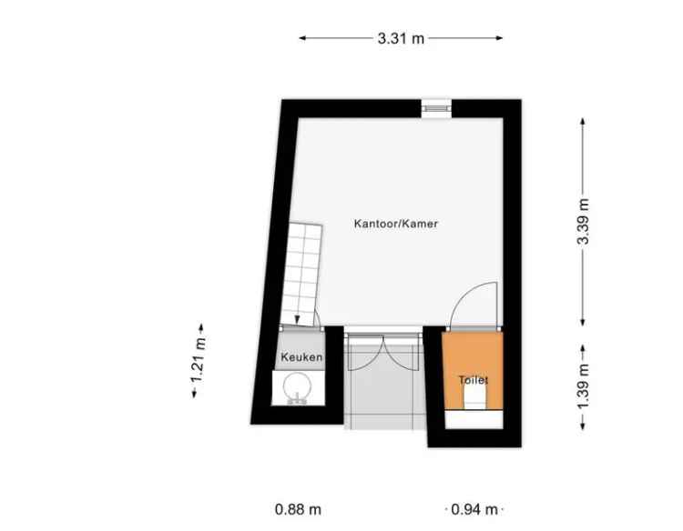 Kantoorruimte Den Bosch Binnendieze