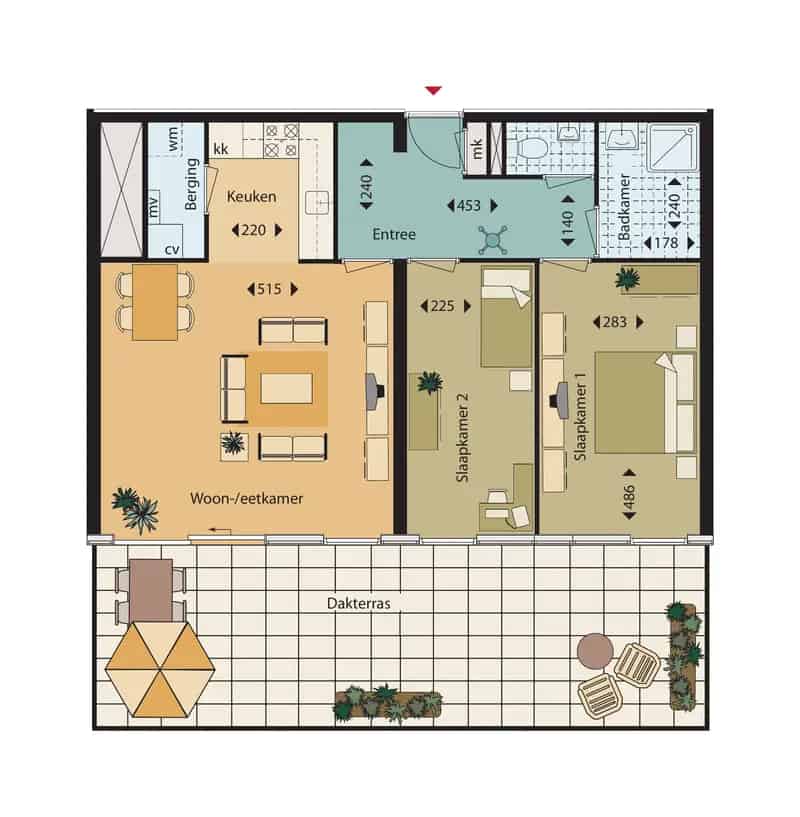 Luxe Appartementen Amsterdam Calandtoren 74-110m2