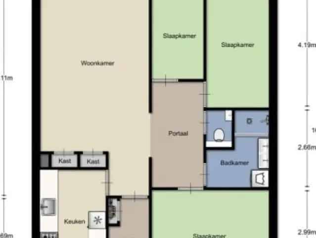 Ruime woning te huur Leiden onbepaalde tijd woningdelers huisdieren toegestaan
