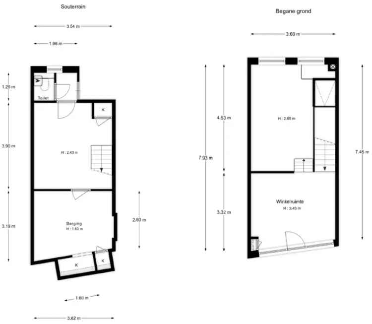 Winkelruimte Amsterdam Chinatown 72m²
