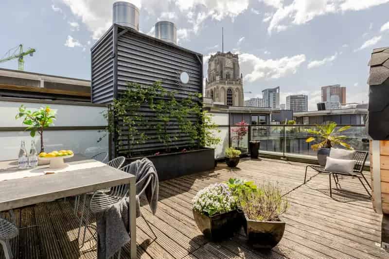 Penthouse Rotterdam Laurenskwartier Dakterras Sauna 3 slaapkamers