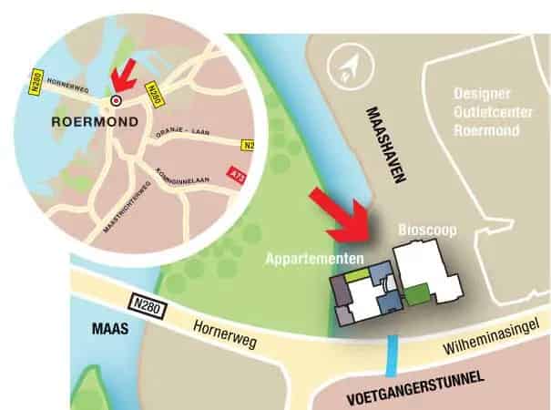 Luxe appartement Stadstoren Roermond 50 94m2