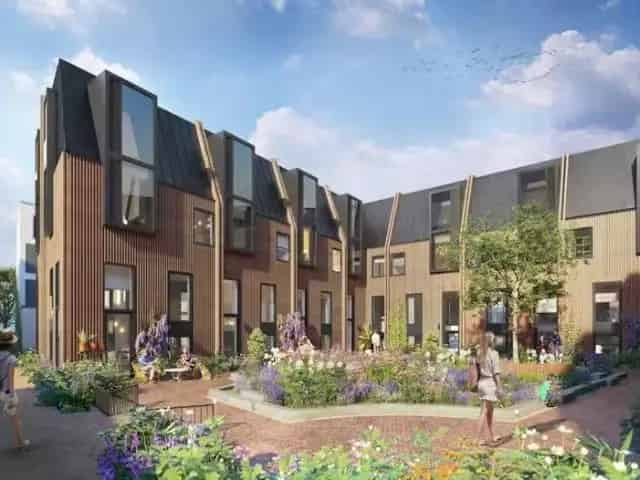 Hofwoningen Haarlem Fietsenfabriek Nieuwbouw