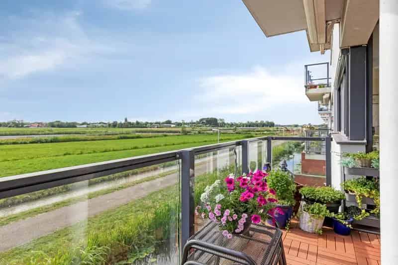Appartement Leiden Stevenshof  Uitzicht Water Polder 3 Kamer