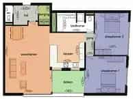 Appartement Ansjovislaan Bergen op Zoom 3 kamers 100m2