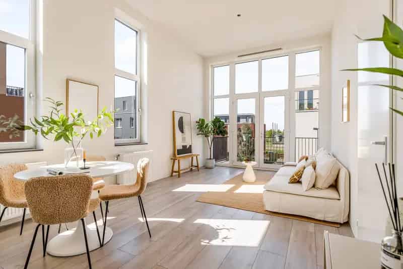Appartement te koop Almere Poort 58m2 2 slaapkamers balkon label A