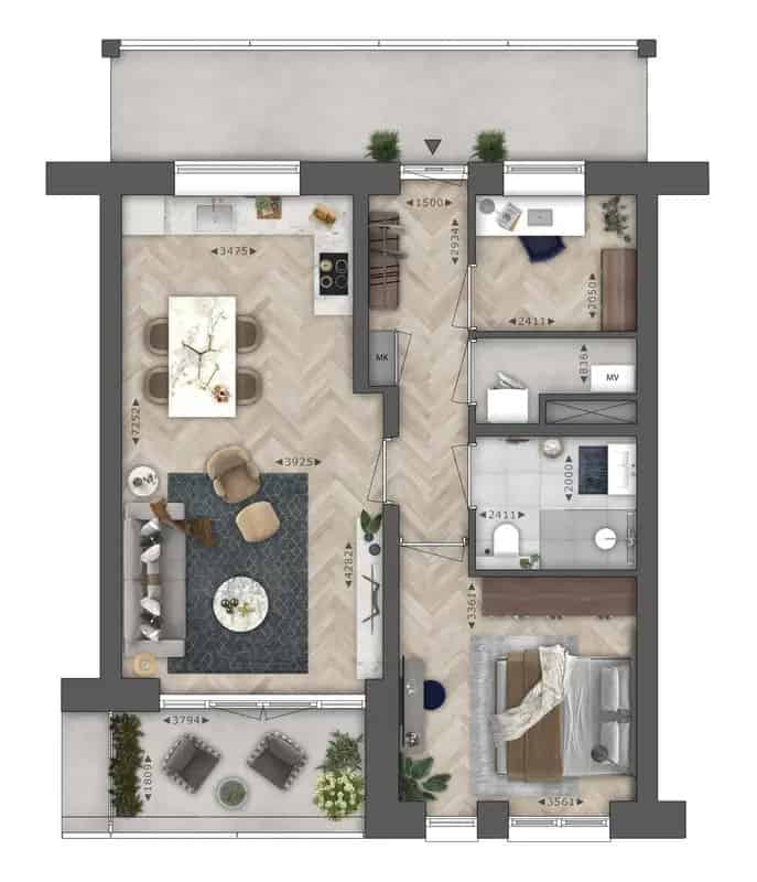De Mirabelle Maurik: Moderne Appartementen 50-80m²