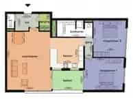 Appartement Ansjovislaan Bergen op Zoom 3 kamers 100m2