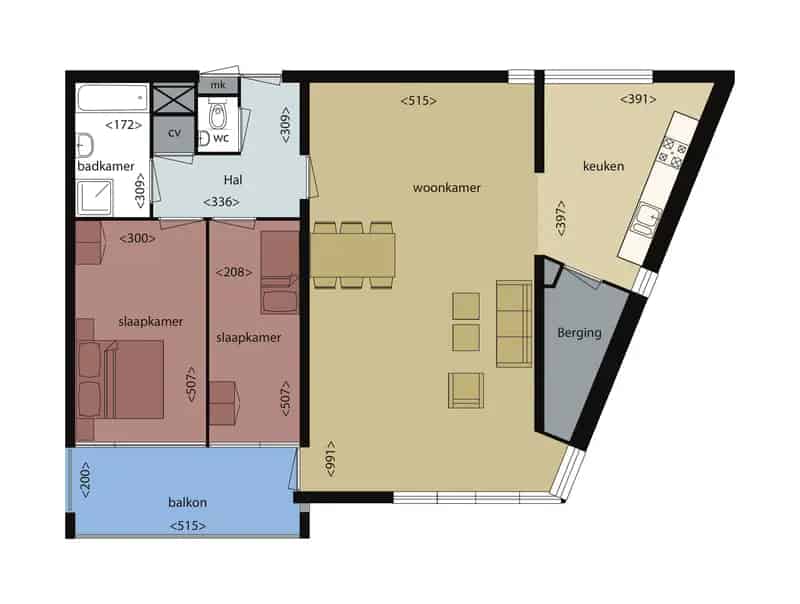 Ruime 3-kamerappartementen Breda Westerpark Aan het Water