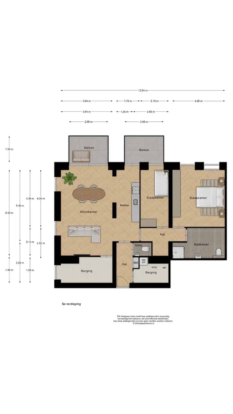 Luxe hoekappartement 100m2 Koog aan de Zaan 2 slaapkamers