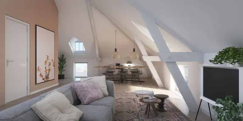 Appartement te koop Rotterdam Zuid  103m2  2 slaapkamers Dakterras