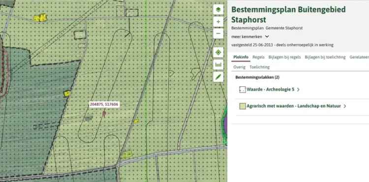 Agrarische grond Staphorst | Zoek agrarische grond te koop: Rechterensweg 11 7951 KV Staphorst [funda in business]