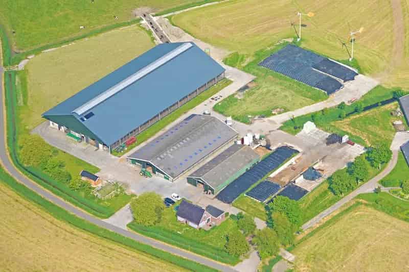 Agrarisch bedrijf Ezinge 104 ha grond veehouderij