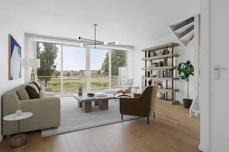 Appartement te koop Nesselande 3 slaapkamers zonnig terras 98m2