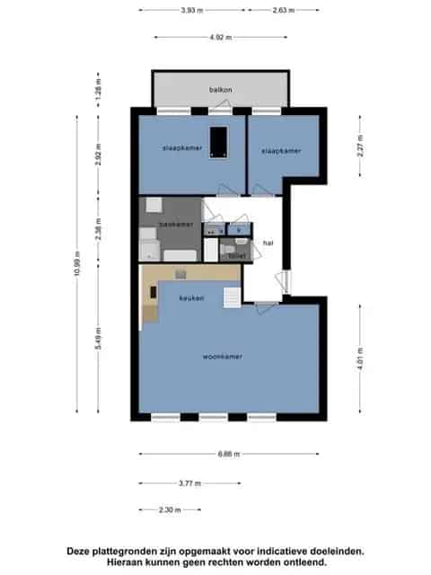3 Kamerappartement Schoonhoven te Huur 74m2