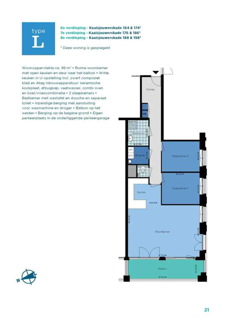 Appartement Nijmegen Kaaisjouwerskade: Modern en centraal